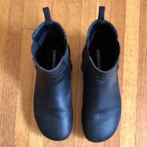 XeroShoes Tari - Leather Chelsea Boot For Women Size 7.5 Black
